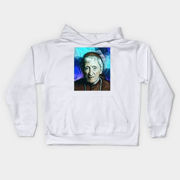 John Henry Newman Portrait | John Henry Newman Artwork 6 Kids Hoodie by JustLit